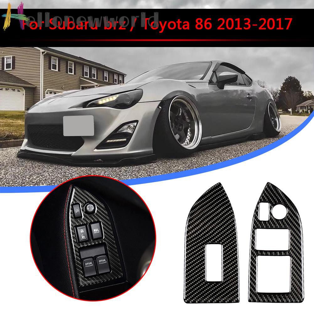 Khung Viền Công Tắc Nâng Cửa Sổ Xe Hơi Bằng Sợi Carbon Cho Toyota 86 2013-2017 Rhd