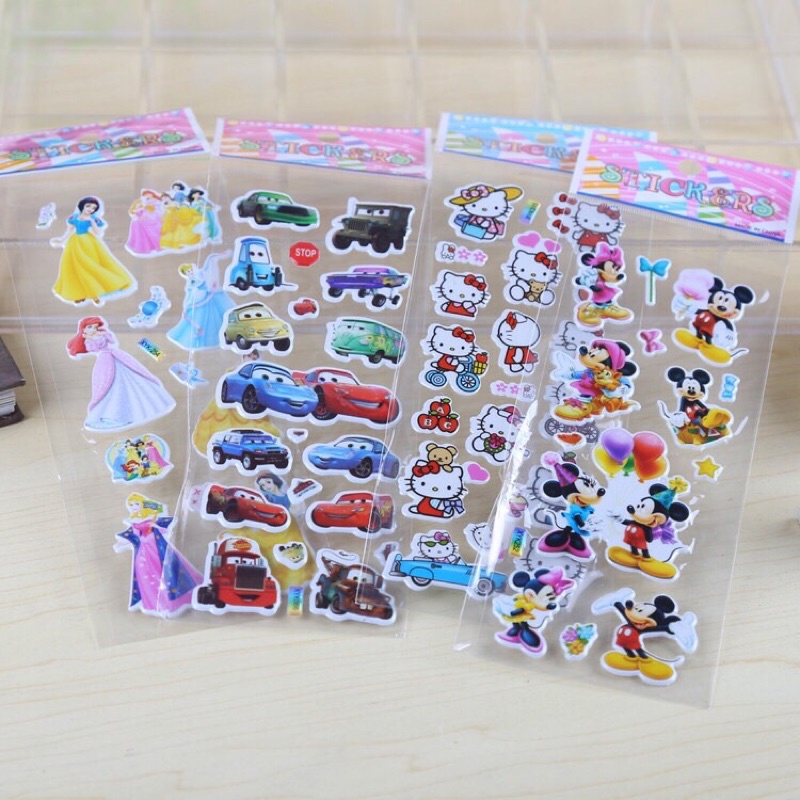 Sticker dán dễ thương cute 3D