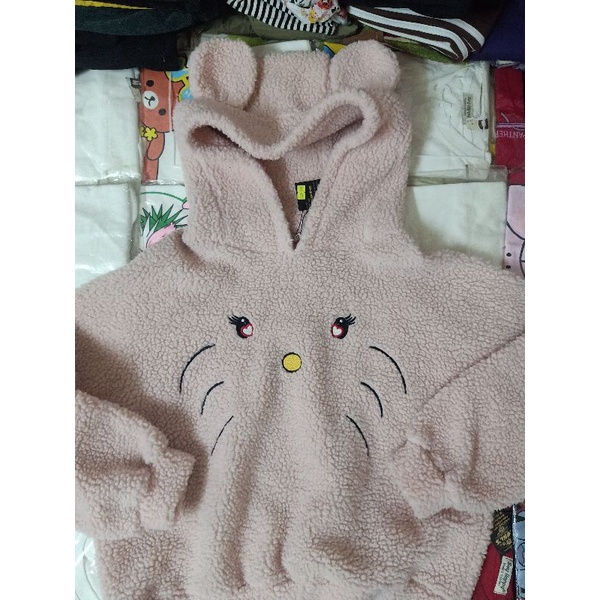 Áo khoác Nỉ nón có tai QC