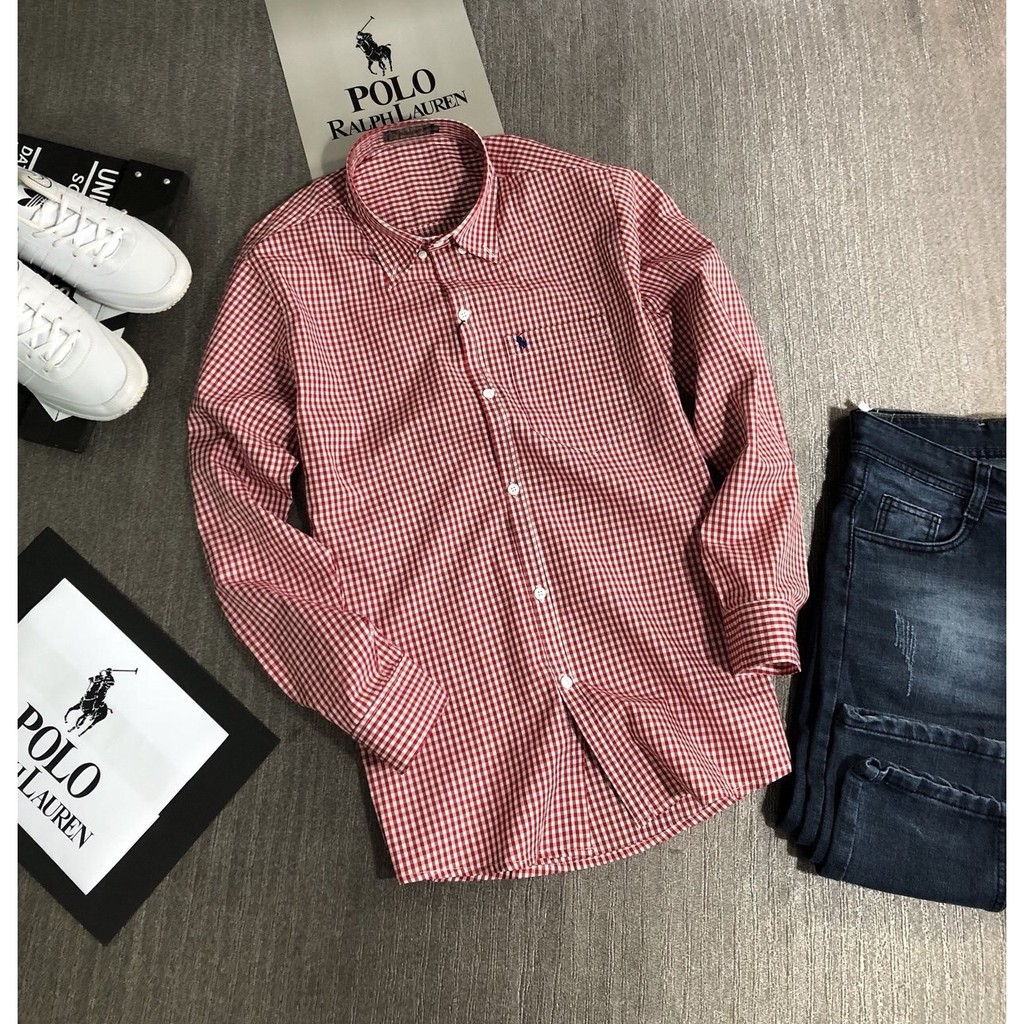 Áo sơ mi nam tay dài phối sọc polo thời trang cao cấp - Thời trang Havis ASM048