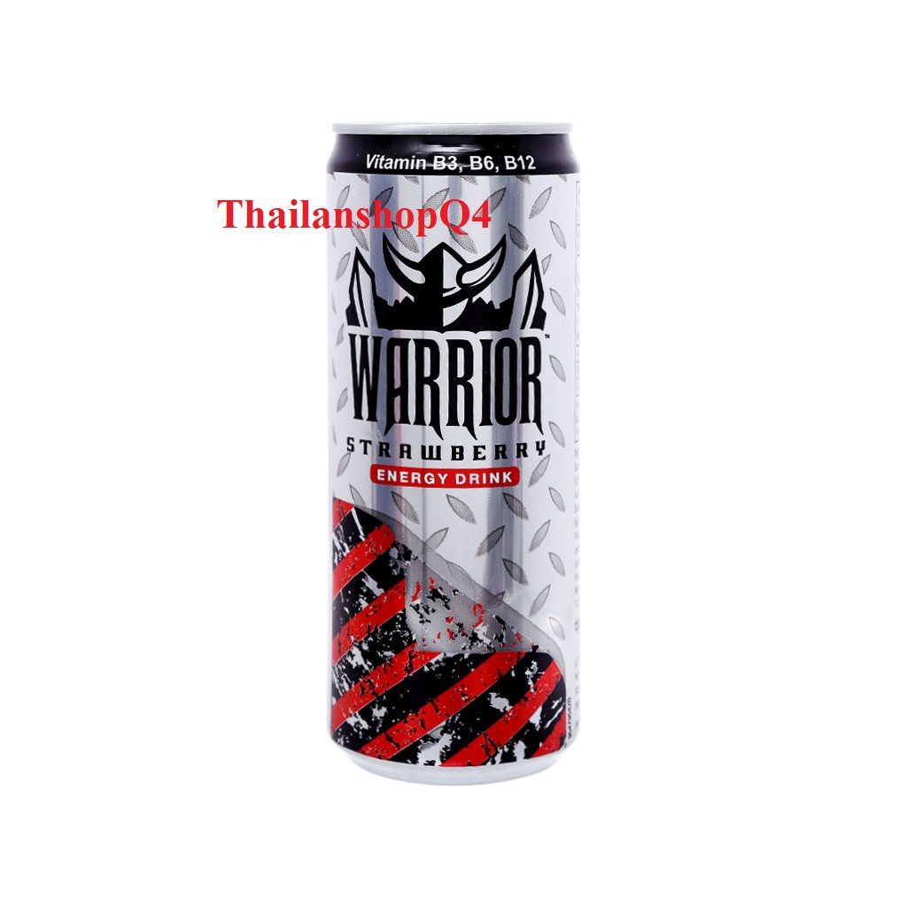 (HCM) Nước ngọt có gas Warrior 325ml Thái Lan