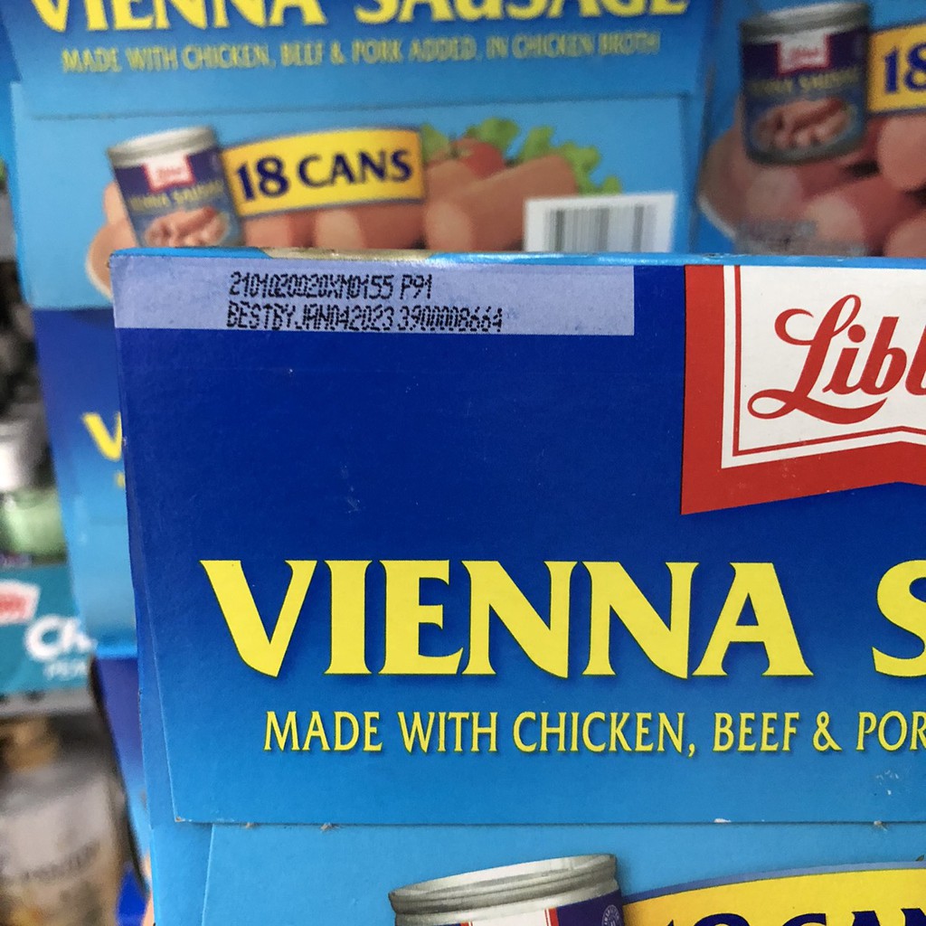 { SALE221 } ❤️ [Date 2023] 1 hộp Xúc xích Libby's Vienna Sausage 130g Mỹ ( Hàng NEW )