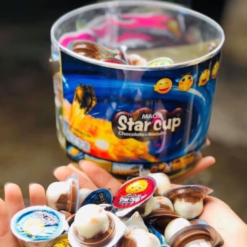 Bánh quy socola viên Star up Thái Lan 69k/ 1 hộp (100 cốc bánh nhỏ) | BigBuy360 - bigbuy360.vn