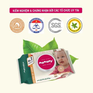 Khăn Ướt Không Mùi Mamamy (Gói 30 Miếng & Gói 80 Miếng)
