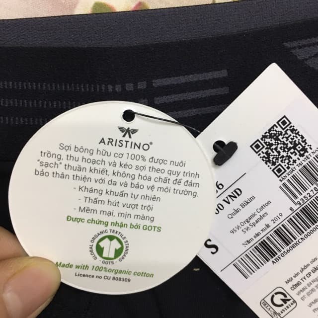 Quần lót nam quần sịp đùi boxer  Aristino chính hãng chất liệu 100% cotton organic  ABX - 056