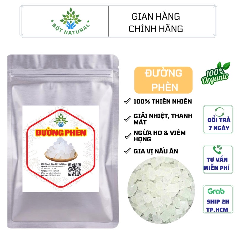 Đường phèn 500gr | Bột Natural