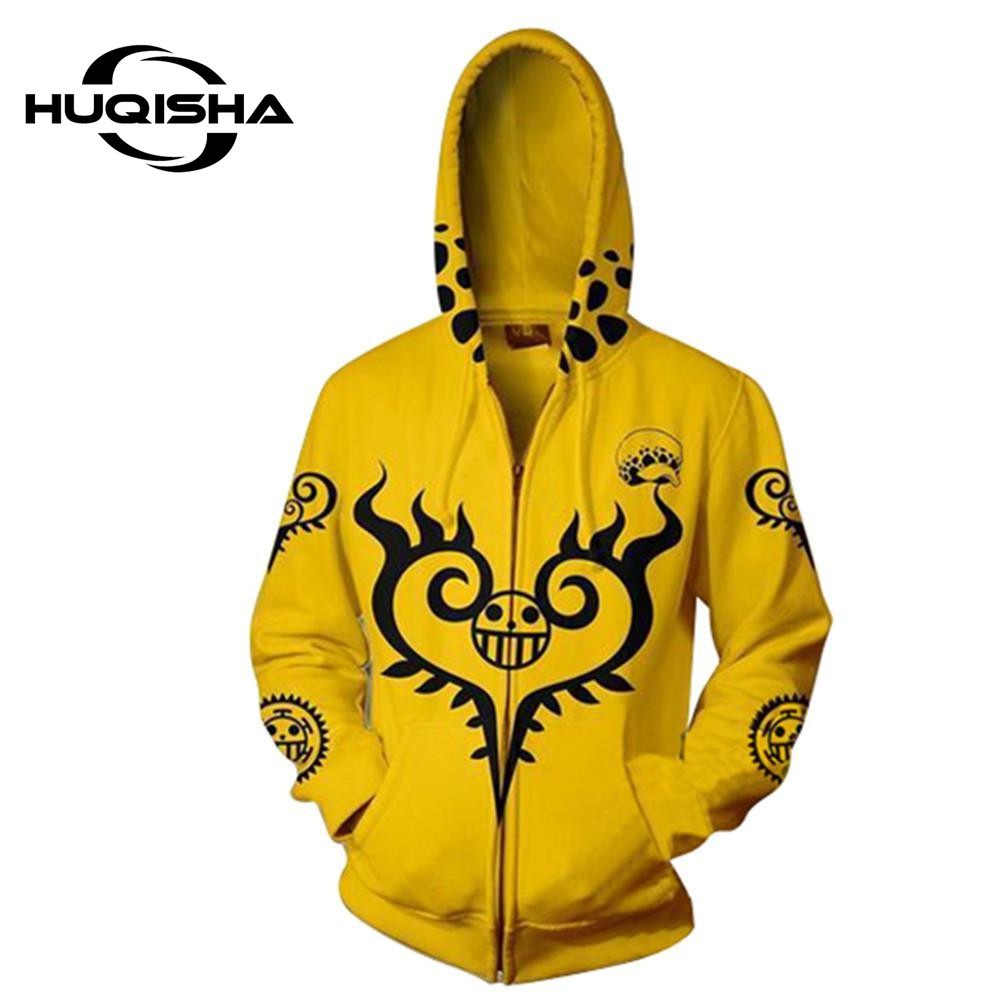 HUQISHA One Piece Men Casual Personality Hoodie