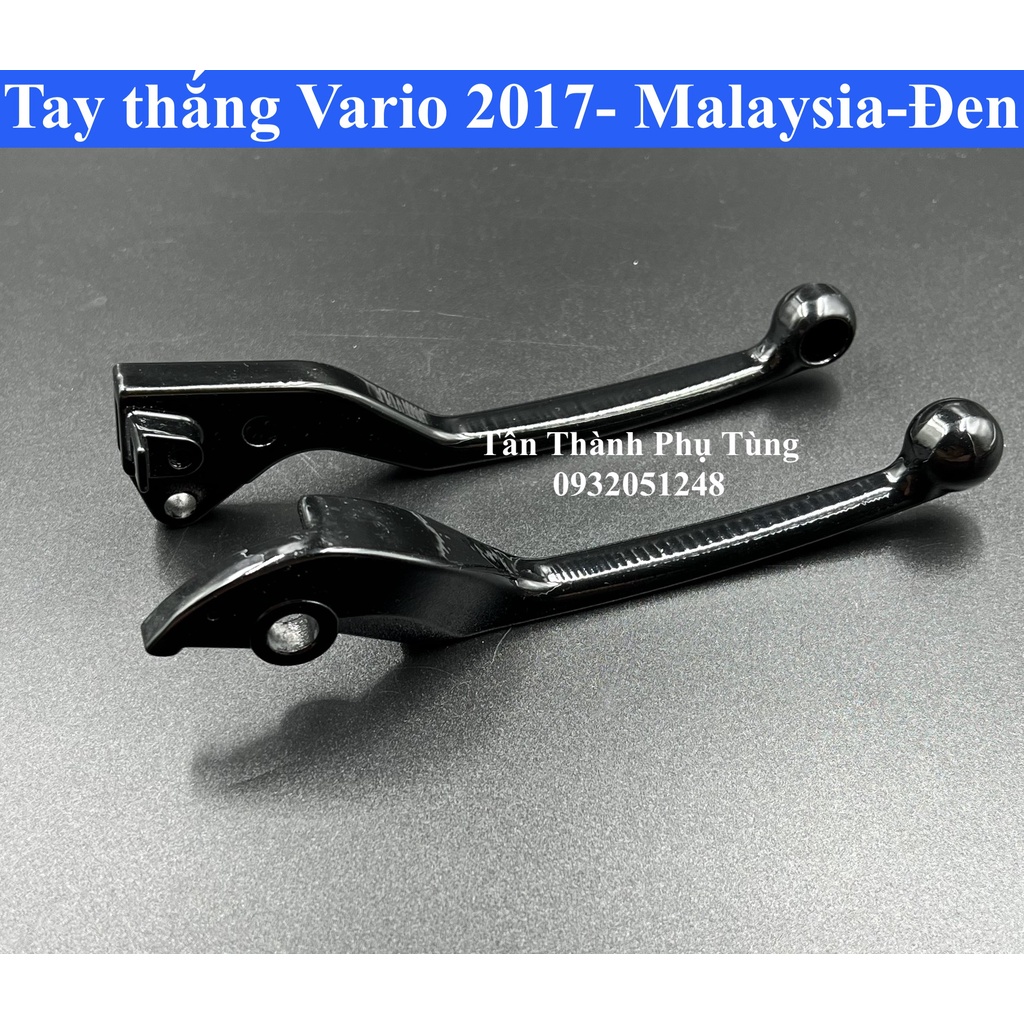 Tay thắng Vario 2017 Hàng Malaysia YSY- Màu đen