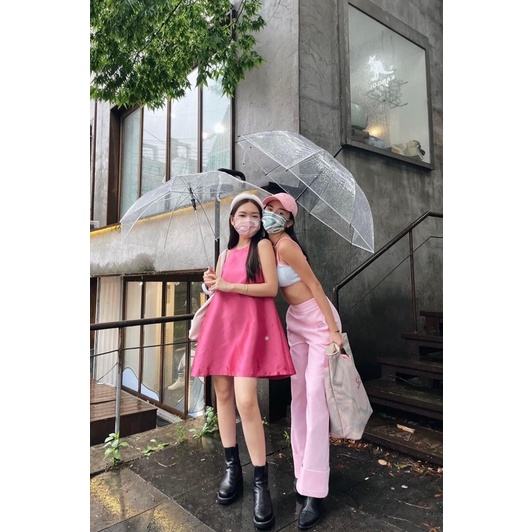 Dù trong suốt phong cách dành cho nữ - Ô dù đi mưa, đi du lịch , chụp hình ngoại cảnh sang chảnh