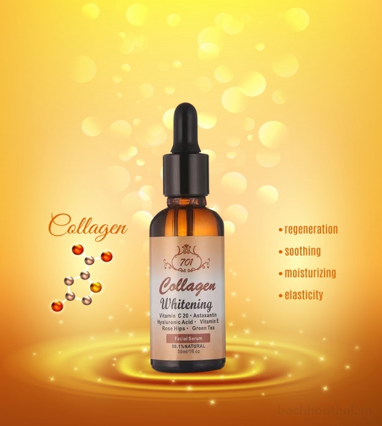 [Chính hãng] Serum dưỡng trắŉg da chốnǥ oxɏ hóa collągen Whitening Facial