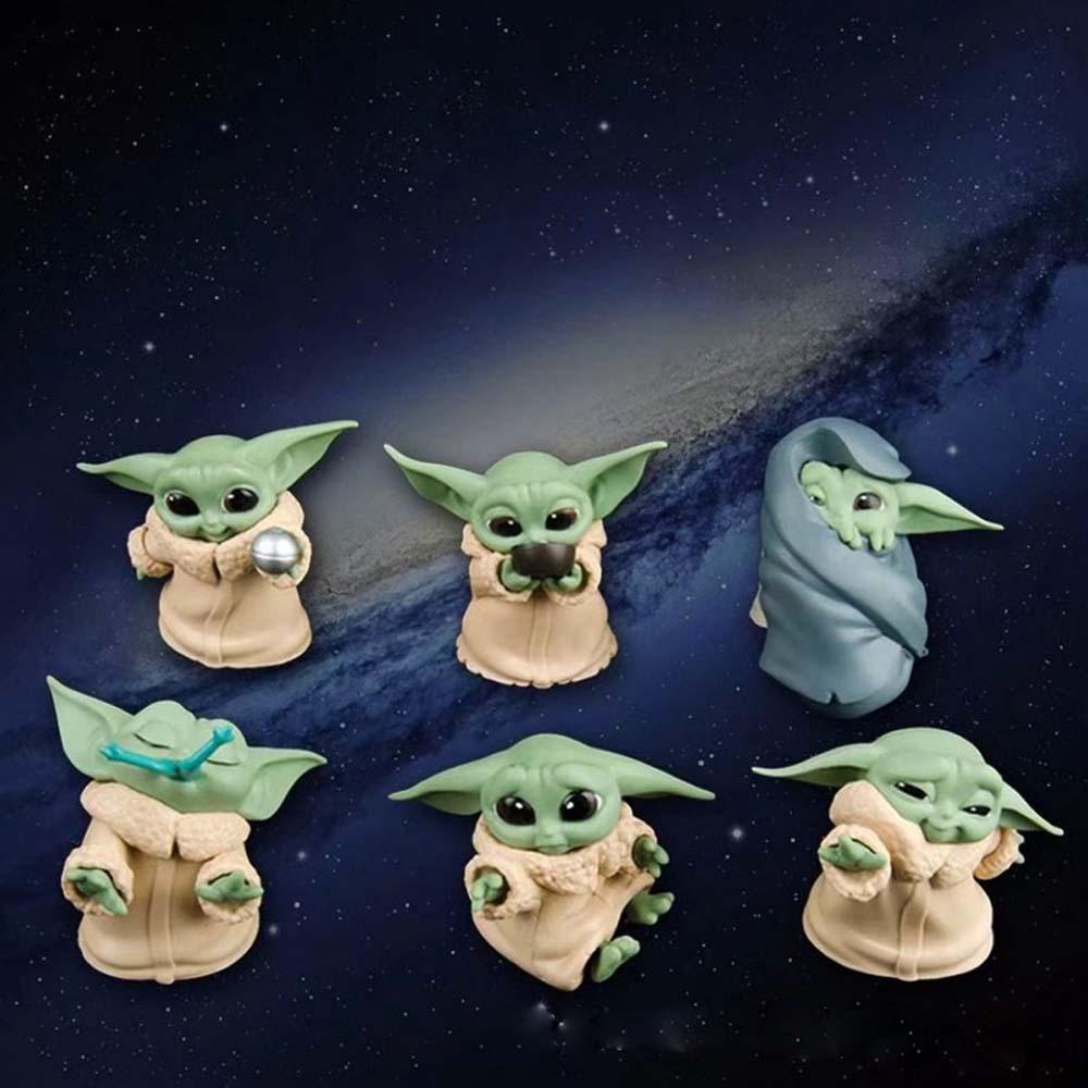 IVORY Mô Hình Đồ Chơi Nhân Vật Yoda Mini Dễ Thương Cho Bé