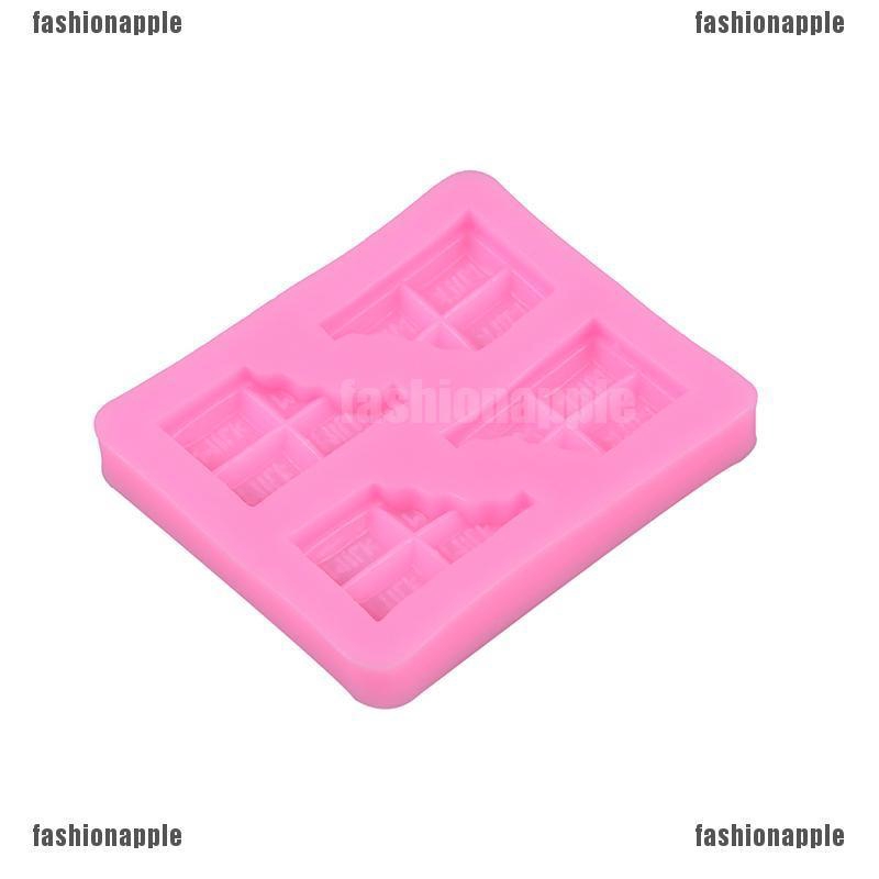 ❀❀ Fad Khuôn silicone Làm Bánh Kẹo Dạng Lỏng Hình Bán Nguyệt diy