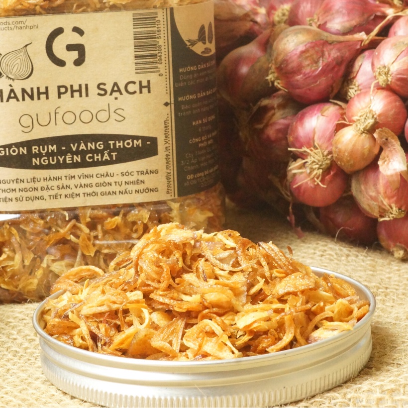 Hành phi sạch GUfoods - Đặc sản hành tím Vĩnh Châu - Thơm ngon, Tiện lợi, 100% nguyên chất | BigBuy360 - bigbuy360.vn