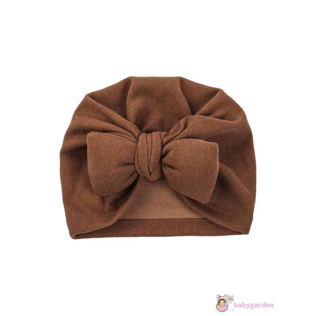 Mũ len co giãn giữ ấm cho bé vào mùa đông thiết kế thắt nơ phong cách cổ điển