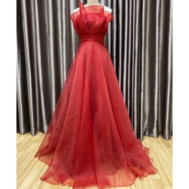 Đầm dự tiệc mặc cưới cúp ngực xếp ly bo eo MYMY05 - size S/M/L - MS1Y