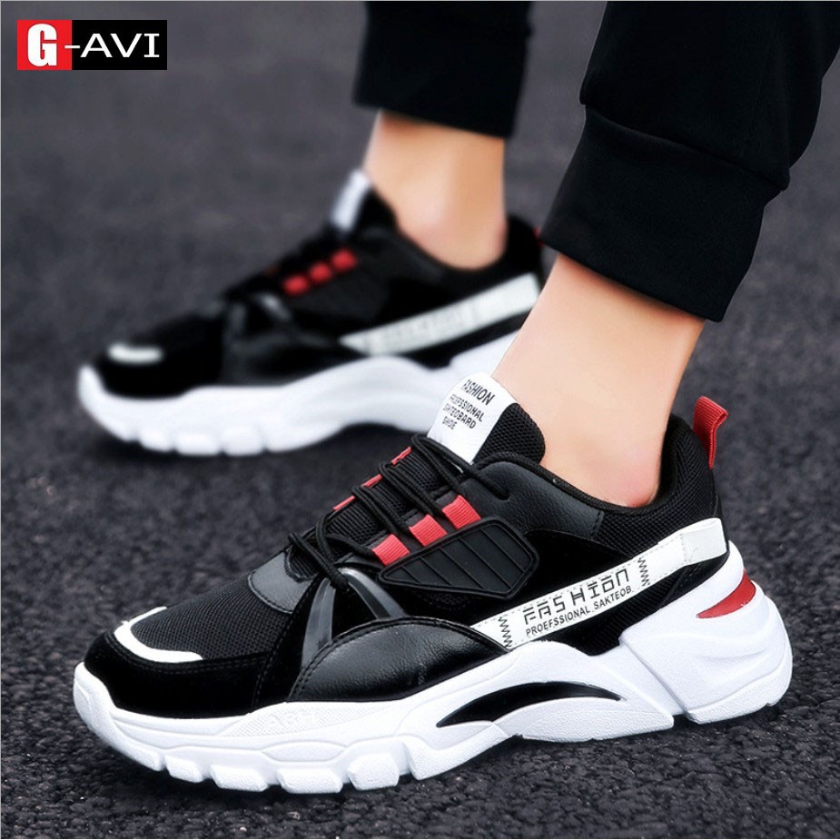 Giày Sneaker Nam TKTMS19 Giày Thể Thao Nam Tăng Chiều Cao Đến 6cm Cá Tính Chính Hãng TKT STORE Size (39-44) Avi 410, 344