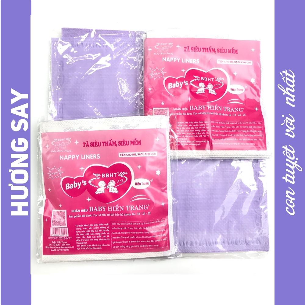 Gói lót phân xu tím Hiền Trang- Gói 15-20miếng