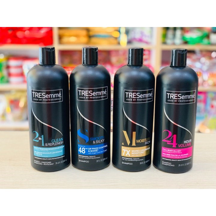 Dầu Gội Xả Tresemme 2in1 828ml của Mỹ - Đủ mẫu