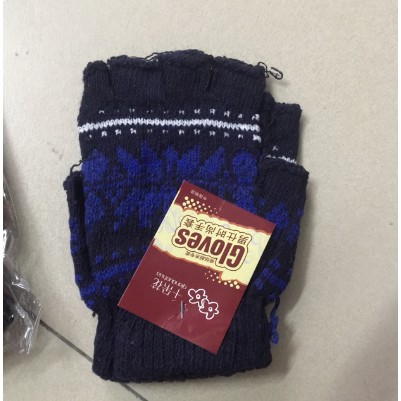 Găng tay len cụt hở ngón thời trang, ấm áp, thuận tiện làm việc, học hành