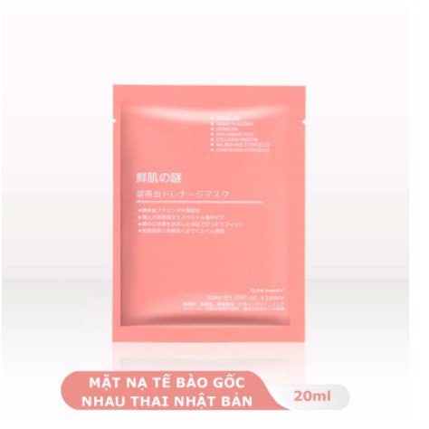 Mặt Nạ Nhau Thai Cừu [HÀNG CHUẨN AUTH] Mặt Nạ Rwine Beauty Stem Cell Placenta Mask Nhật Bản (Date mới) CS23