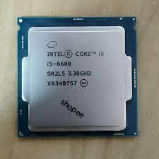 CPU intel I5 - 6600 Tray không box+tản