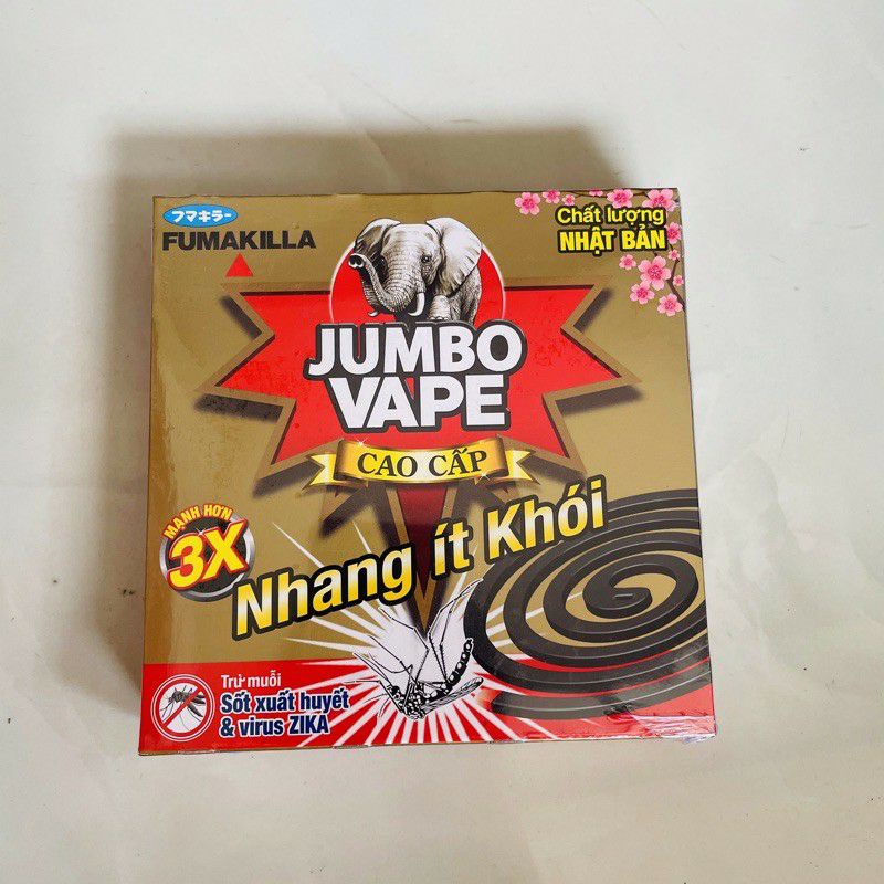 Combo 10 hộp nhang trừ muỗi Jumbo Vape ít khói  s2 và k5