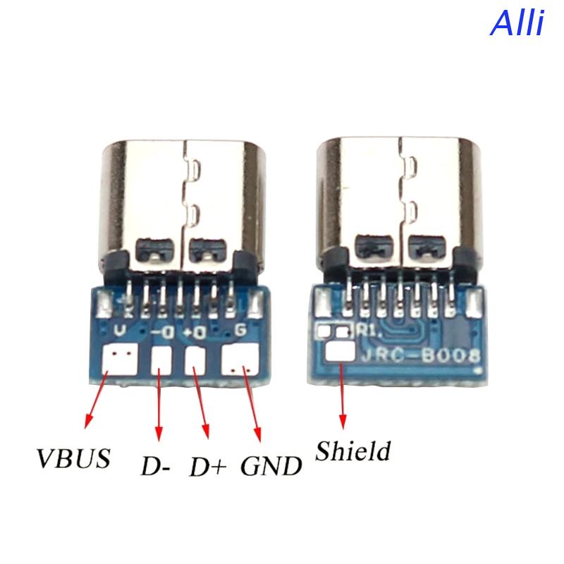 Bộ 5 đầu kết nối USB loại C 14 pin
