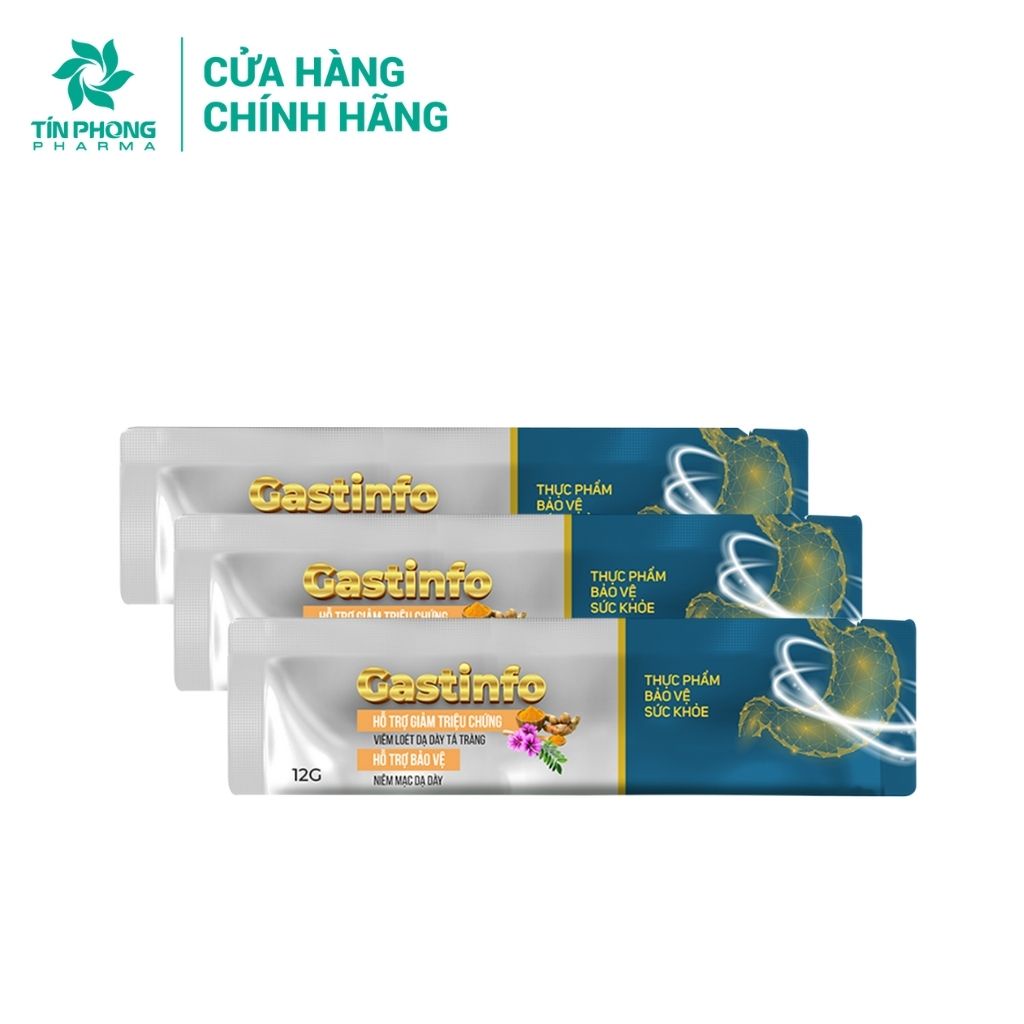 Dạ Dày Gastinfo Giảm Ợ Chua, Trào Ngược, Tốt Cho Hệ Tiêu Hóa, Thành Phần Thảo Dược Hộp 20 Gói TTP038