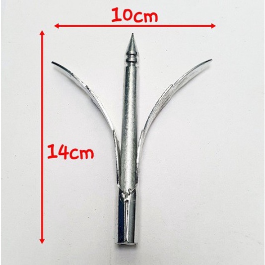 CHÔNG HÀNG RÀO,Bộ 10 Chông lá trơn Sắt Cao 115mm hoặc 135mm . Hàn Vào Đỉnh Hàng Rào Bảo Vệ Tư Gia và công trình
