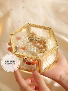 Hộp đựng gold decor