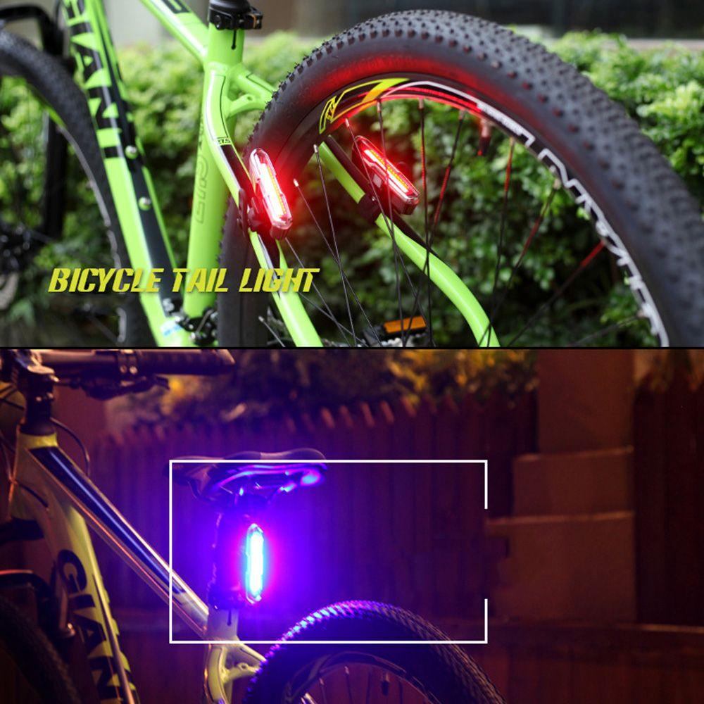 Đèn LED Gắn Đuôi Xe Đạp 5 Chế Độ Sử Dụng Pin Chất Lượng Cao
