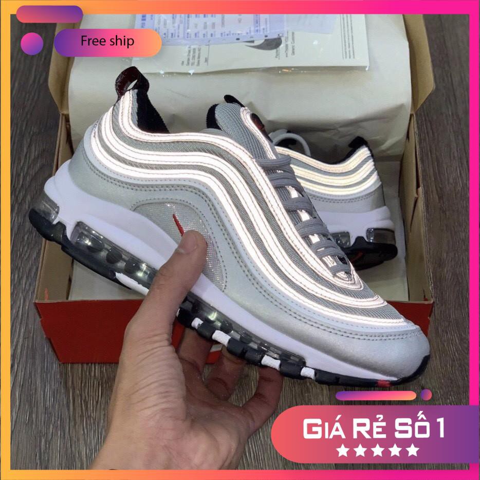 [ Freeship - Xả kho ] Giày airmax , giày max97, giày NlKE max97, Giày airmax 97, Giày phản quang