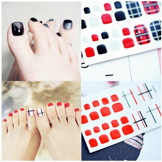 Miếng dán móng chân - Nail Wraps (22 miếng dán khô)