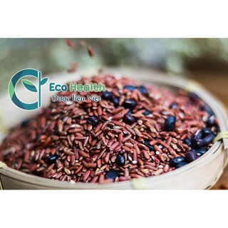 1kg Trà gạo lứt đậu đen xanh lòng rang tay