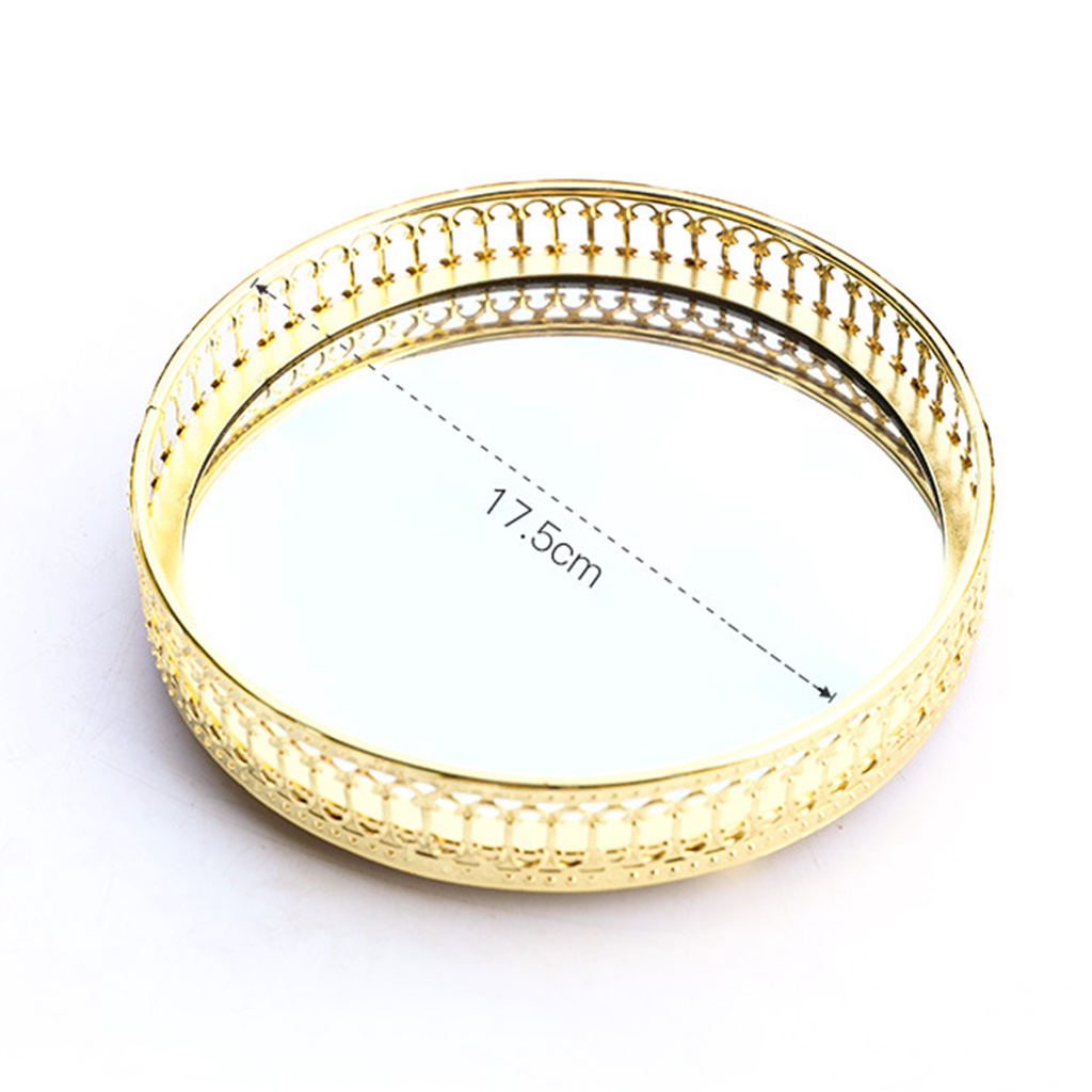 Khay Đựng Trang Sức / Khay Đựng Trang Sức / Trang Sức Mạ Vàng Có Gương Trang Điểm Cho Trang Sức / Trang Sức