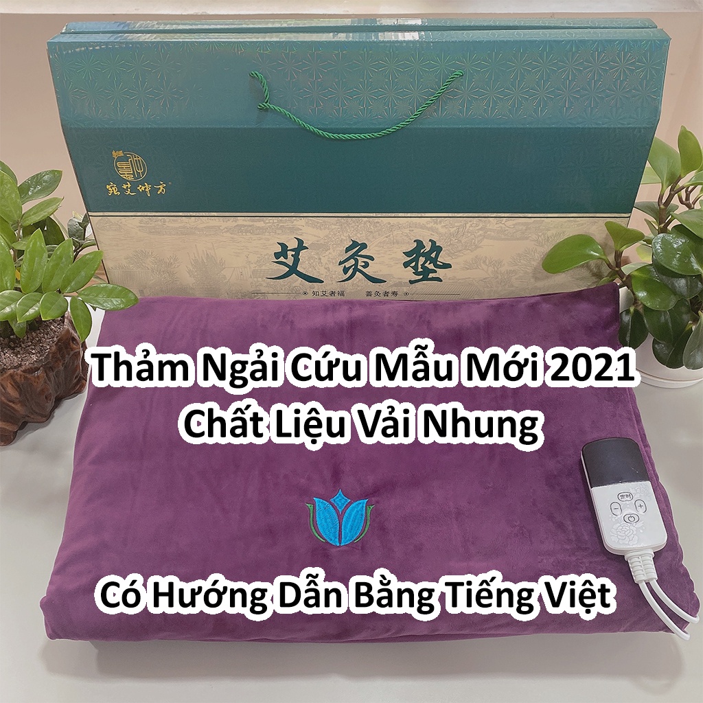 Thảm ngải cứu đông y chính hãng - Thảm ngải cứu nội địa , Giảm đau đầu, đau lưng và đau cổ vai gáy - Cam kết chính hãng