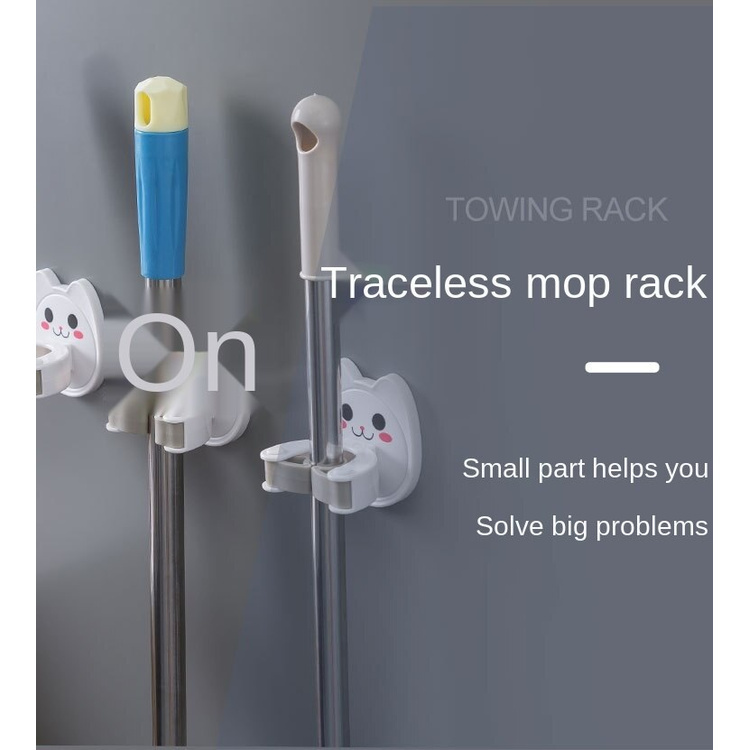 Móc Treo Cây Lau Nhà Gắn Tường Đa Năng Tiện Dụng