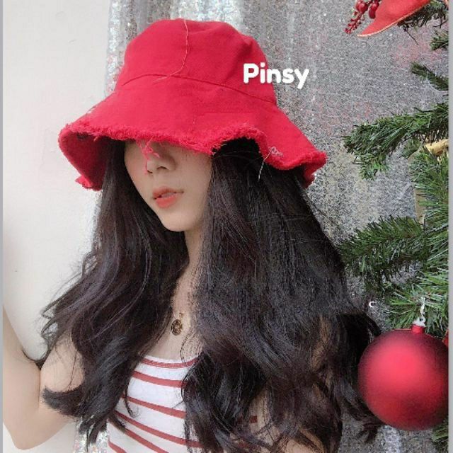 Nón Bucket Ulzzang Viền Rách Hàn Quốc (kèm ảnh thật)