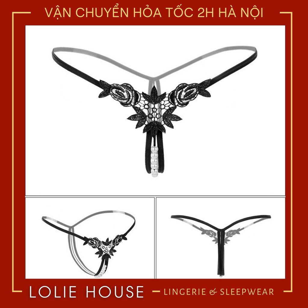 Quần lót lọt khe xẻ đáy không đáy phối ren sexy hở đáy gợi cảm dành cho nữ LOLIE HOUSE - LK16 | BigBuy360 - bigbuy360.vn