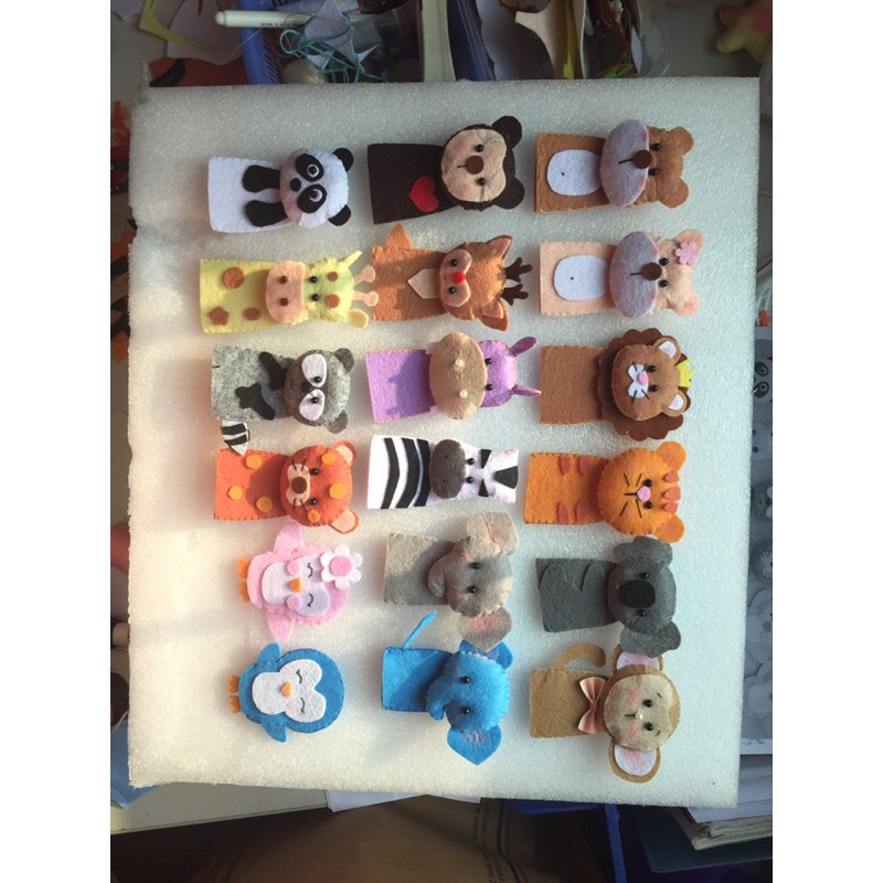 Rối ngón tay con thú