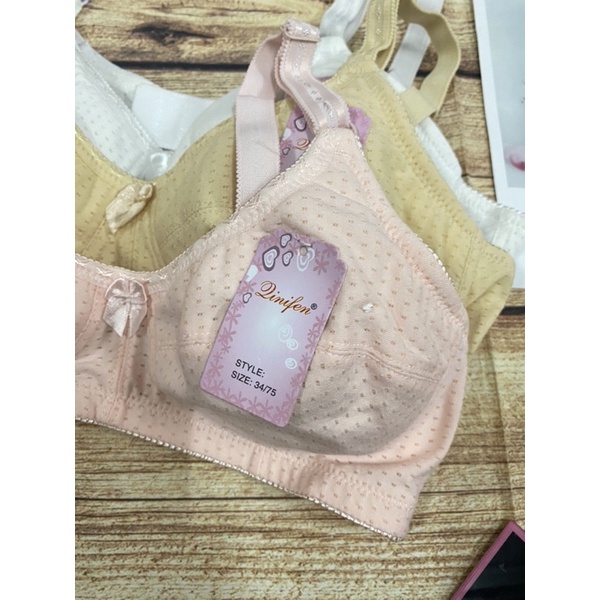 Áo ngực Thái không gọng thông hơi mè êm ái học sinh mẹ bầu bỉm sữa