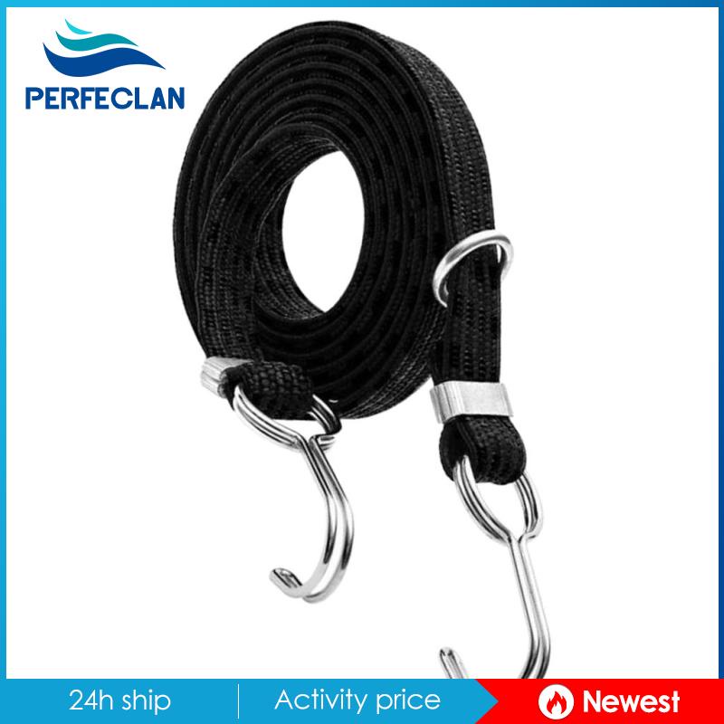 Dây Treo Hành Lý Co Giãn Có Móc Màu Vàng Dài 2m