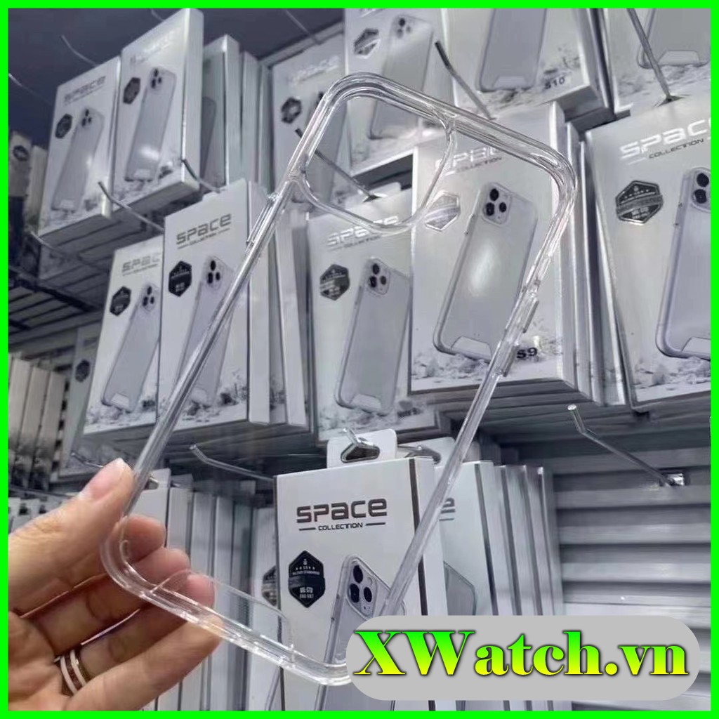Ốp lưng Space iPhone X / XS / XS max / 12 12 pro max / 11 11 pro max viền dẻo chống sốc không ố màu