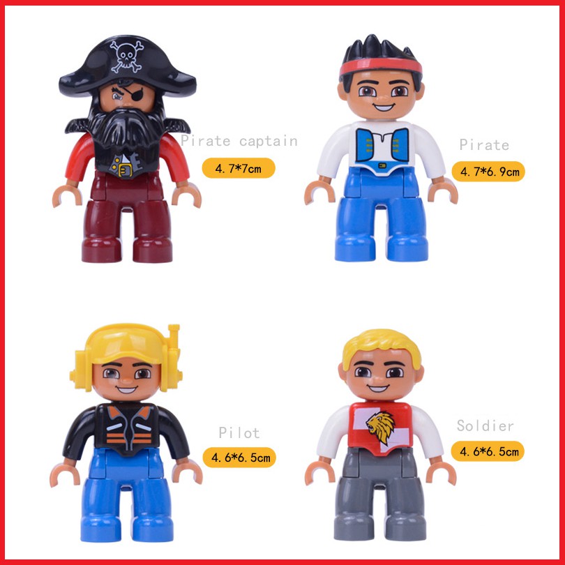 Mô hình các nhân vật Gorock tương thích Duplo - Đồ chơi xếp hình lắp ráp