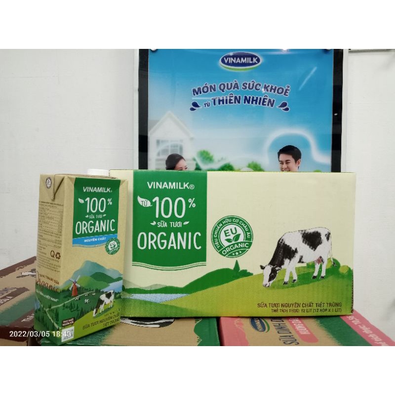 Sữa Tươi Organic Vinamilk 1 Lít