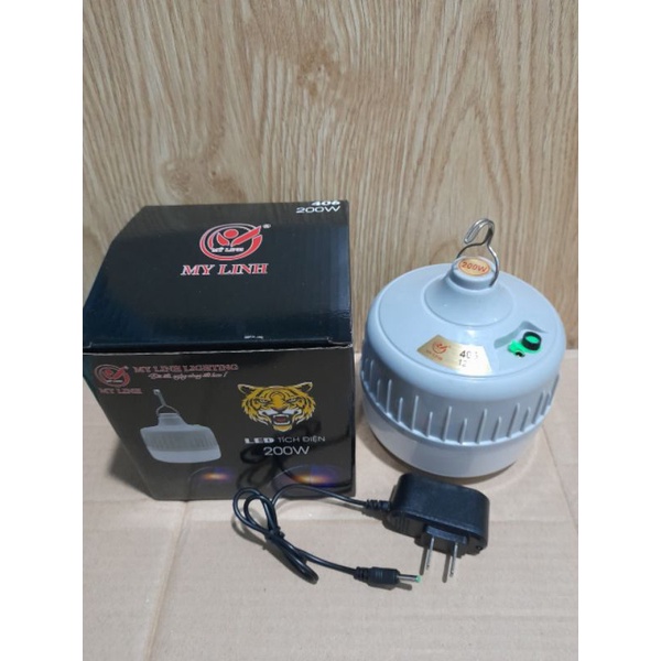 Bóng đèn sạc tích điện 200W siêu sáng