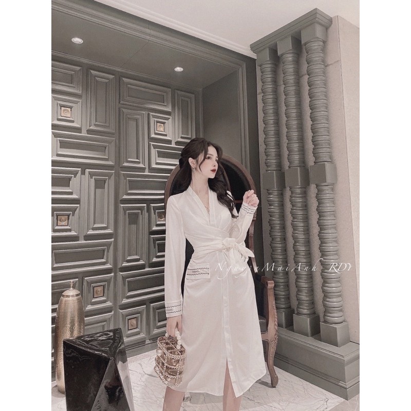 Váy lụa tằm đan eo__Nguyễn Mai Anh-Rdy clothing