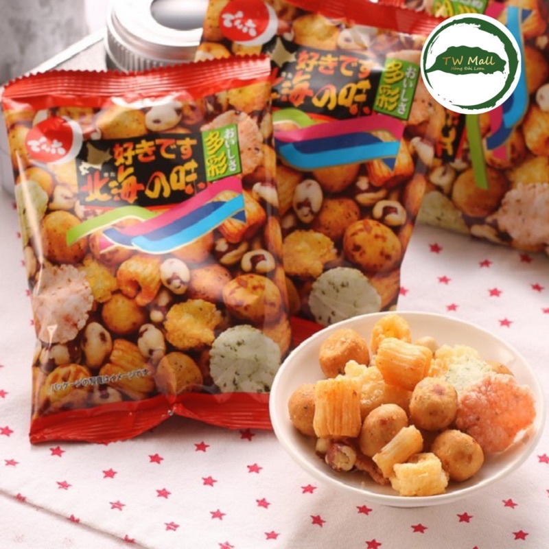 (TÚI 730G)  SNACK MIX CÁC LOẠI ĐẬU KIỂU NHẬT  DENROKU- TW MALL