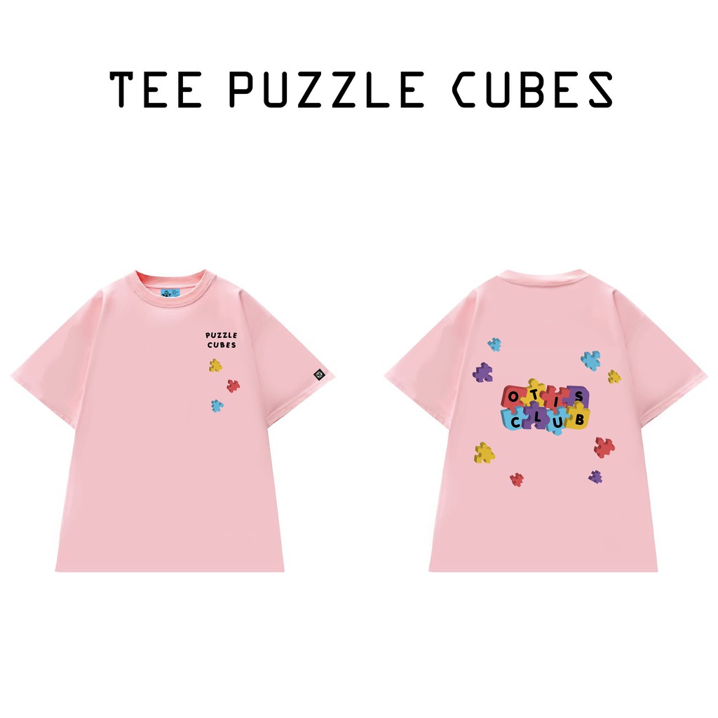 Áo thun tay lỡ unisex local brand Otis Club - Tee Puzzle Cubes