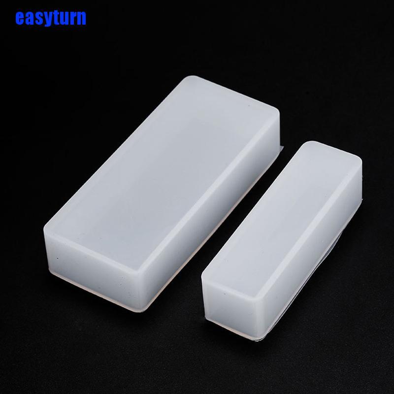 Khuôn silicon hình chữ nhật/vuông tiện dụng làm vật dụng từ nhựa resin epoxy